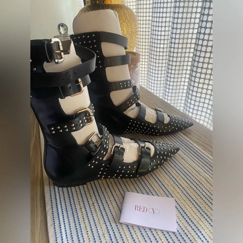 RED Valentino black flat
